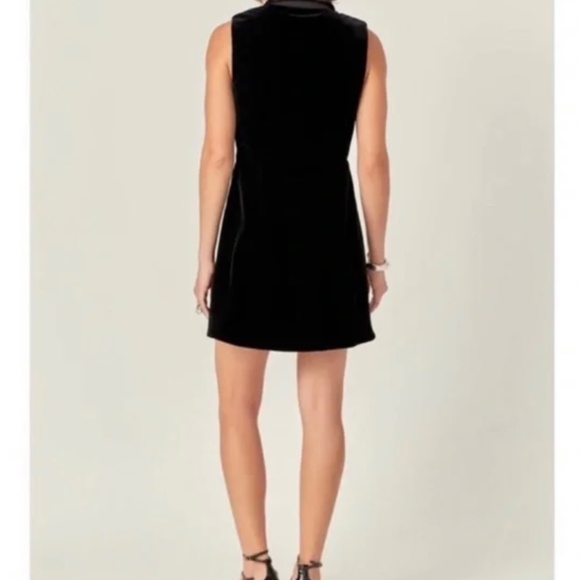 English Factory Black Velvet Dress - Picture 3 of 7